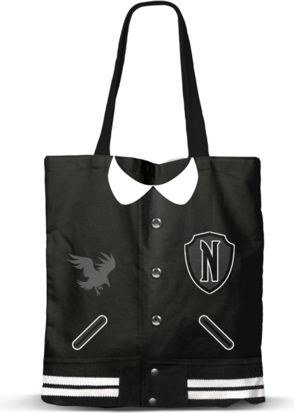 Nákupná taška Wednesday univerzita – darčekový set s perom a diárom