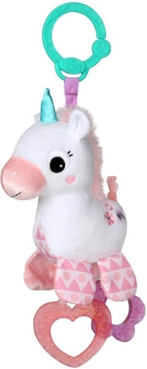 Bright Starts závesný jednorožec Sparkle & Shine na C‑krúžku