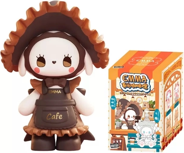 Lucky Emma zberateľská figúrka Secret Forest Coffee Shop blind box – 1 kus