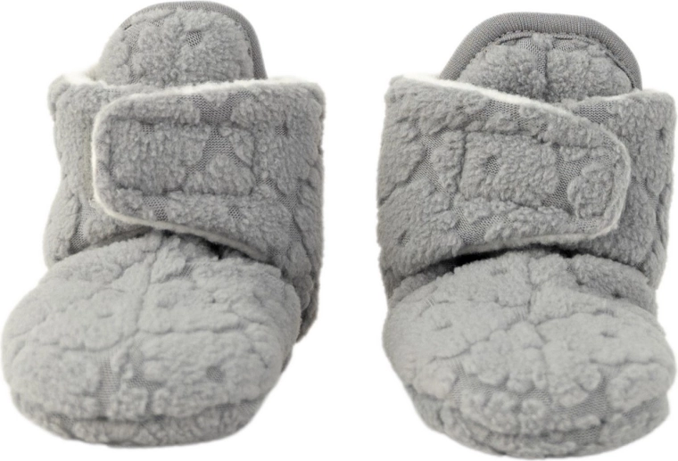 Detské capačky Lodger Slipper folklore fleece drizzle 6–12 mesiacov