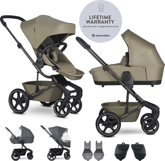 Easywalker Harvey NXT XL set – kombinovaný kočík moss green