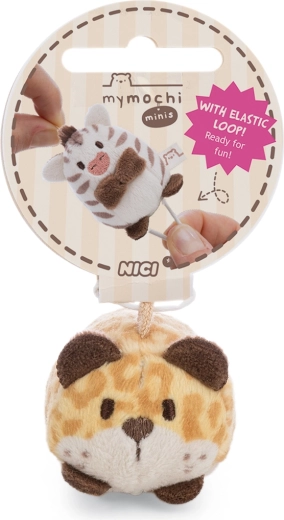 Nici MyMochi plyšový prívesok Leopard Ichiro 5 cm (ležiaci)