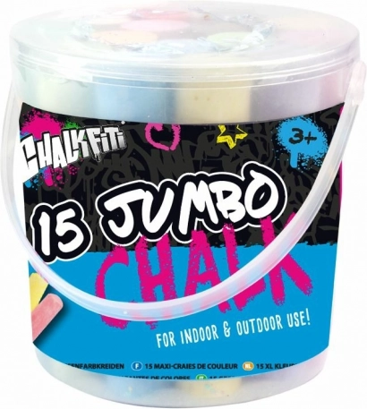 Kriedy Jumbo v kýbliku 15 farieb