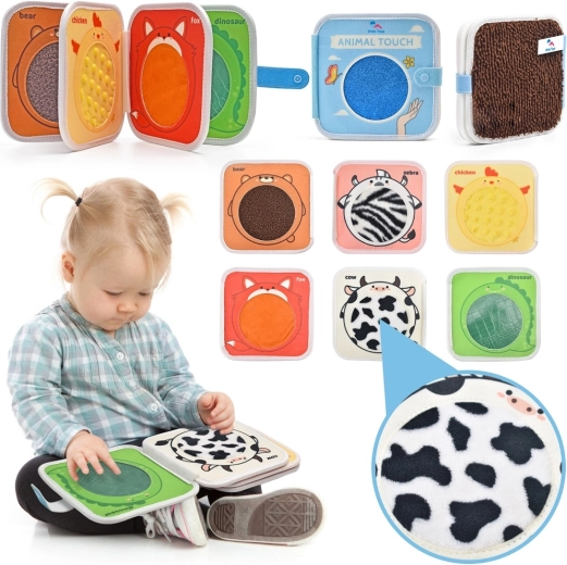 2Kids Toys senzorická kniha zvieratká - 1 kus