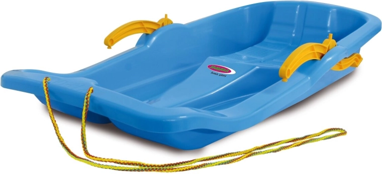 Sánky Snow Play Karol 80 cm modré s brzdami
