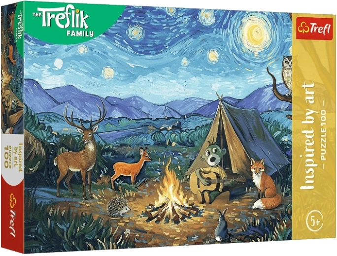 Trefl Inspired by Art puzzle pri ohni 100 dielikov