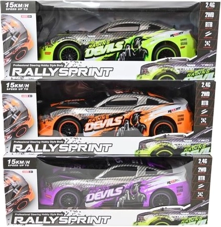 Rally Sprint športové auto na diaľkové ovládanie 2,4 GHz
