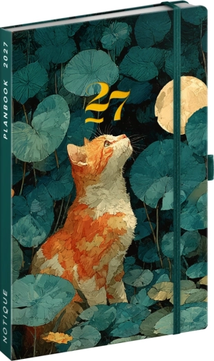 Notique Planbook mačka 2027 – diár a zápisník 13 × 21 cm