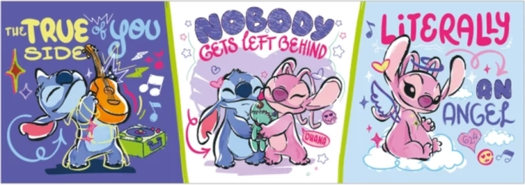 Panoramatické puzzle STITCH Relaxuje 150 dielikov