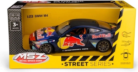 MSZ model auta BMW M4 Red Bull v mierke 1:23
