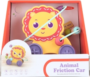 Plastový labyrint lev na kolieskach pre deti