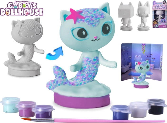 Gábikin čarovný domček – figúrka na maľovanie s farbičkami