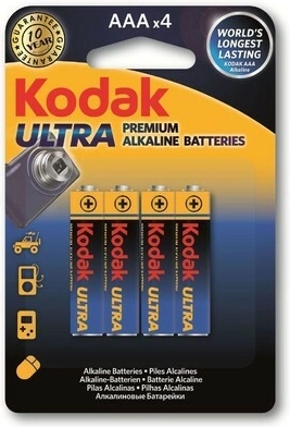 Kodak Ultra Premium alkalické batérie AAA 1,5 V, 4 ks