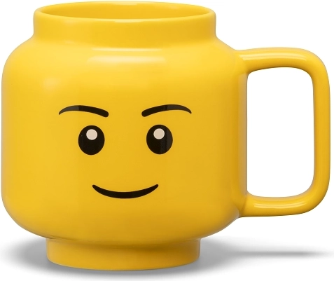 Lego keramický hrnček 530 ml – hlava minifigúrky chlapec