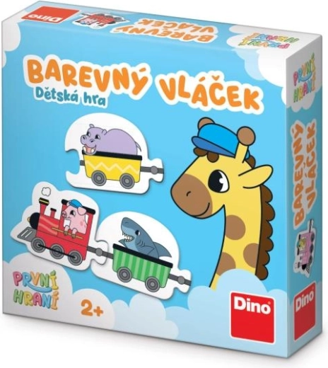 Prvé hranie: farebný vláčik – náučná hra pre najmenších