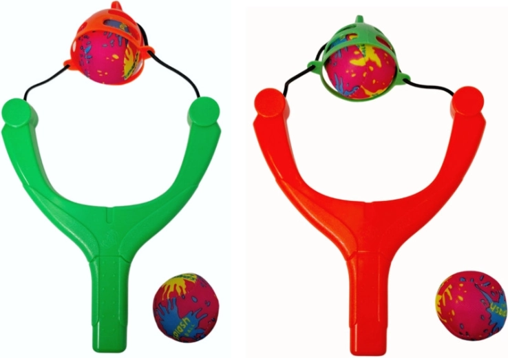 Prak s vodnými loptičkami