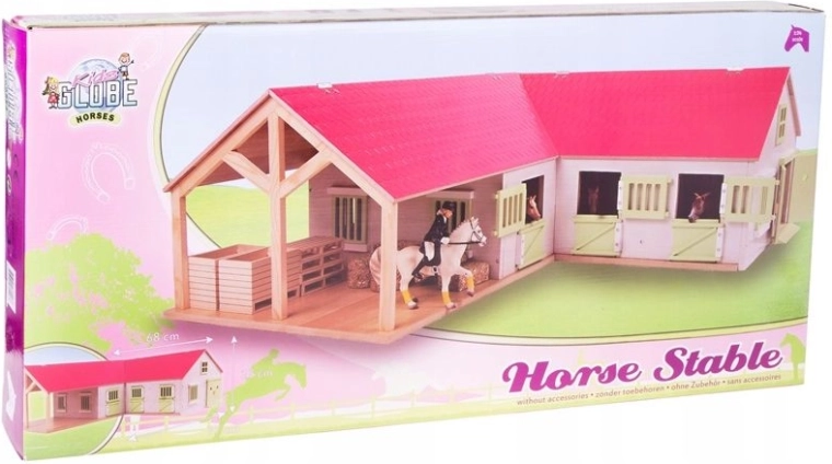 Kids Globe hospodárska budova – stajňa pre kone 1:24