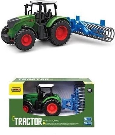 Traktor s poľnohospodárskym strojom