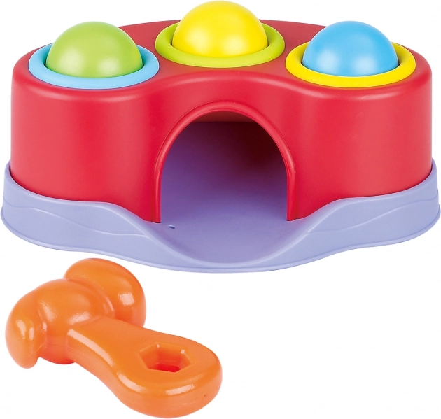 Playgo Guľôčková veža s kladivkom
