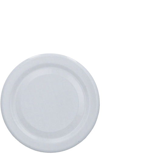 Sada čiernych smaltovaných viečok 58 mm (10 ks)