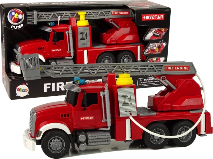 Hasičské auto Červená voda Zvuky Svetlá