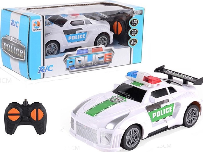 Adar RC policajné auto na diaľkové ovládanie 27 MHz 1:28 - 1 kus