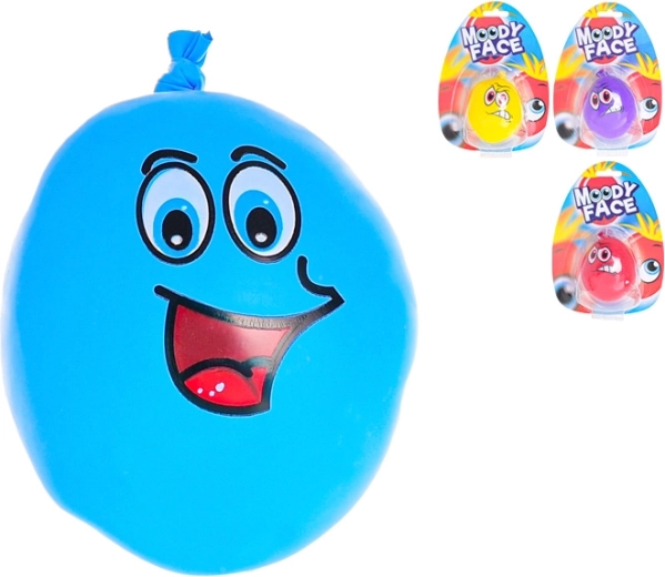 Tvarovací antistresový loptička s tvárou 7 cm