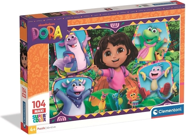 Clementoni maxi puzzle Dora – 104 dielikov