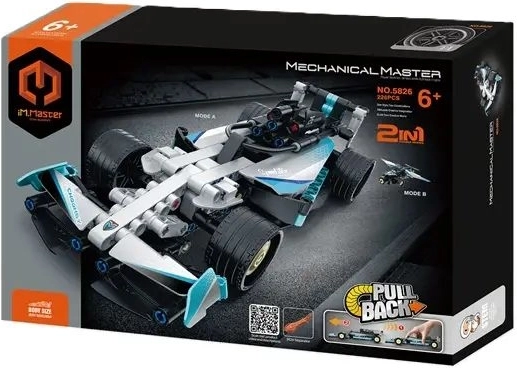 IM.Master 2v1 pretekárske auto a lietadlo na spätný chod (225 dielikov)