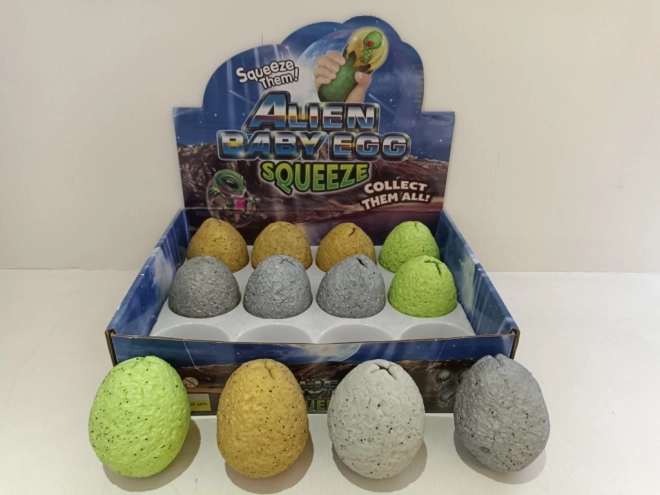 Stláčacie vajíčko pre uvoľnenie