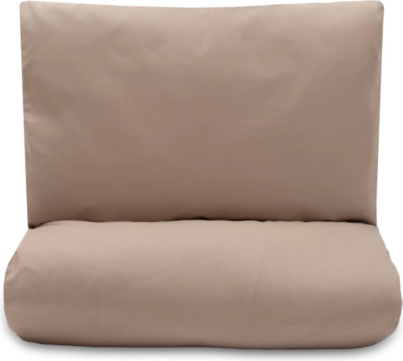 Bavlnená súprava do postieľky s výplňou 90 × 120 cm cappuccino