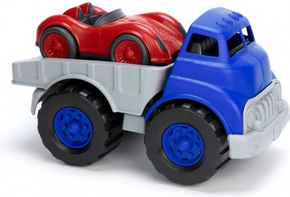 Nákladné auto so závodným autom Green Toys