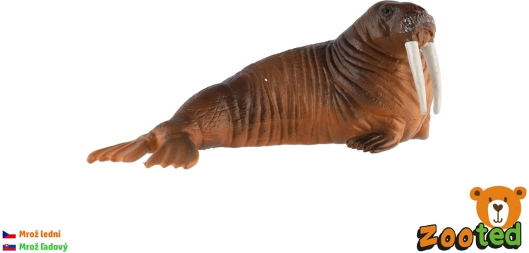 Plastová figúrka mroža ľadového 11 cm