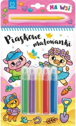 Pieskové maľovanie Na vidieku