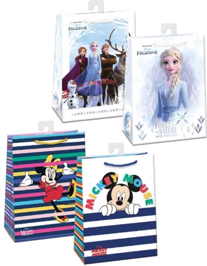 Argus darčeková papierová taška Frozen 2 / Minnie / Mickey 23 × 32 cm - 1 kus