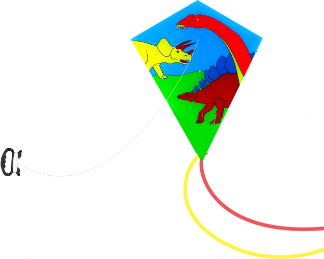 Lietajúci šarkan s dinosaurami