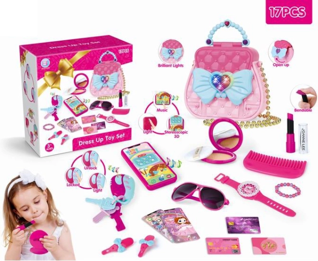 Sada krásy v kabelke so smartfónom