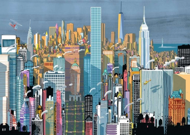 Ravensburger puzzle Mesto New York 1000 dielikov