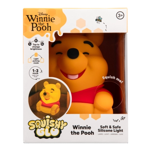 Disney Medvedík Pú silikónové svetlo SquishyGlo
