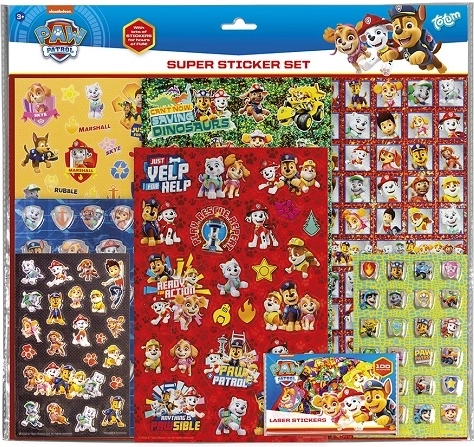 Sada samolepiek CCG Labková patrola – super set (8 hárkov)