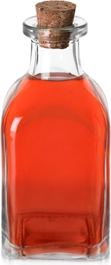 Sklenená fľaša s korkom 110 ml