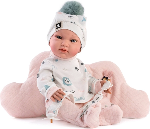 Kúpacia bábika bábätko dievčatko Guca New Born 42 cm