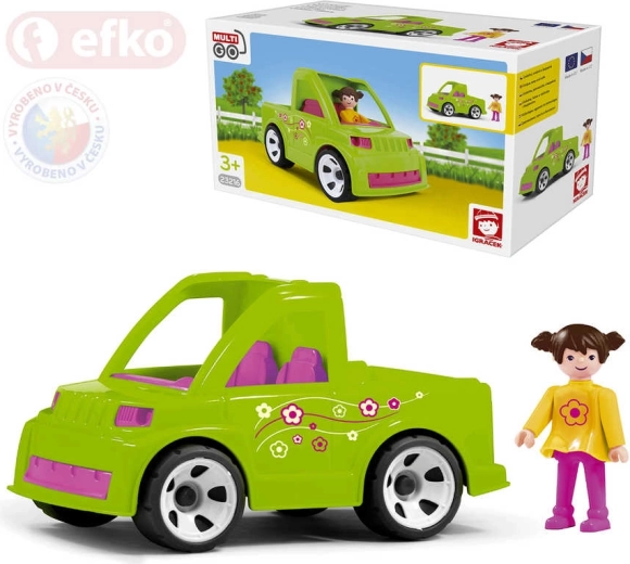 Efko Igráček MultiGO set auto so záhradníčkou v krabici