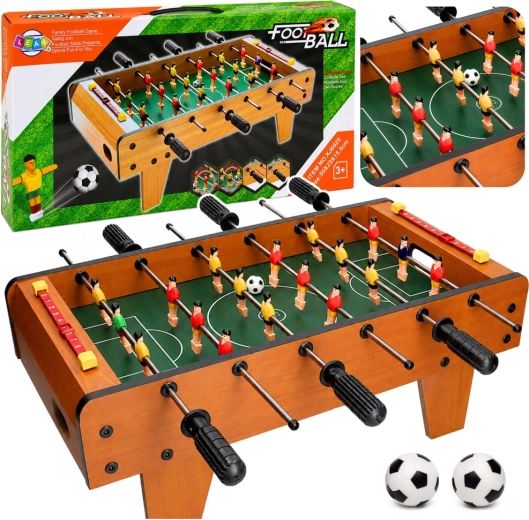 Mini stolný futbal 50 cm – drevený herný stôl