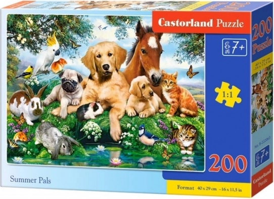 Puzzle 200 dielikov Summer Pals