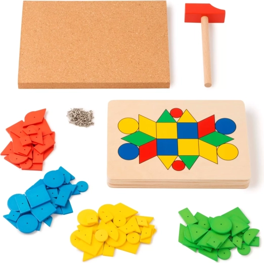 Toys for Life zatĺkacia mozaika s geometrickými tvarmi