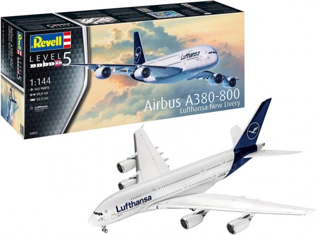 Plastový model Airbus A380-800 Lufthansa Nový náter