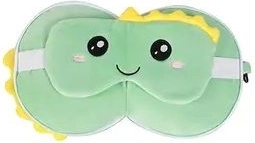 Cestovný vankúš s maskou Dino