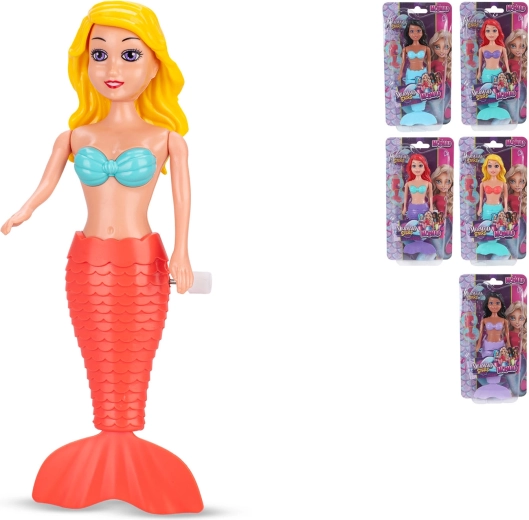 Mermaid Stars bábika morská víla s naťahovacím mechanizmom 18,5 cm