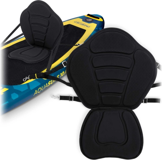 Pevnené sedadlo na SUP, čierne